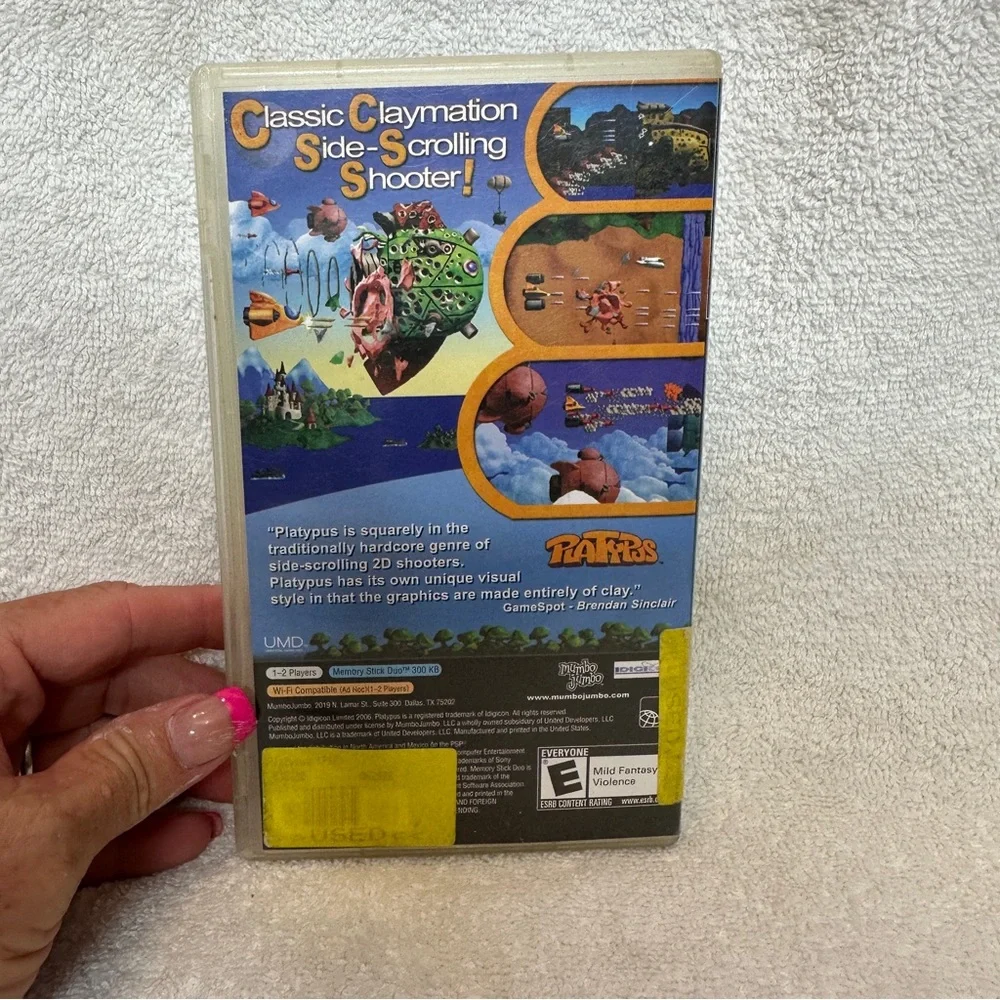 Platypus (Sony‎ PSP, 2006) Complete With Case